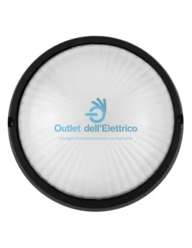 Rosa trade 1021 plafonnier rond noir E27